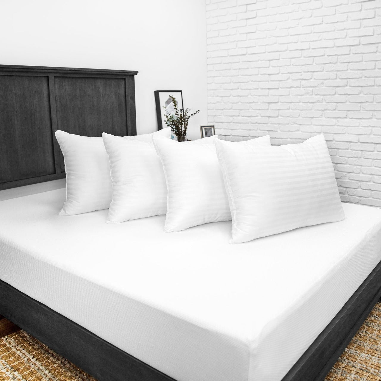 JDX Hotel Quality Pillow for Bed, Soft Pillows for Sleeping, White, Set/Pack of 4 Pillows - JDX STORE