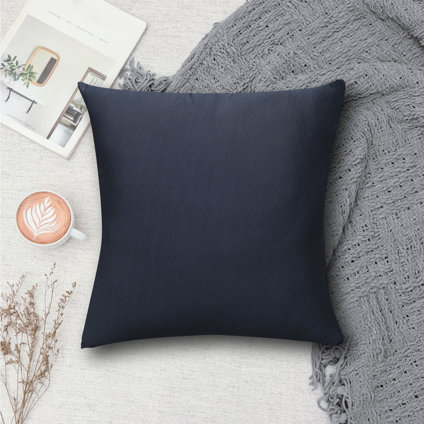 JDX Cushions | Hotel Quality Premium Fibre Sofa Cushions Set of 5 | Cushion 16 inch x 16 inch | Sofa Pillow, Cushion, Cushions for Sofa, Cushion Pillow, Sofa Pillow, Cushions for Bed, Grey - JDX STORE