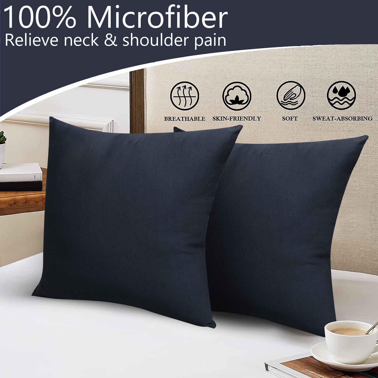 JDX Cushions | Hotel Quality Premium Fibre Sofa Cushions Set of 5 | Cushion 16 inch x 16 inch | Sofa Pillow, Cushion, Cushions for Sofa, Cushion Pillow, Sofa Pillow, Cushions for Bed, Grey - JDX STORE