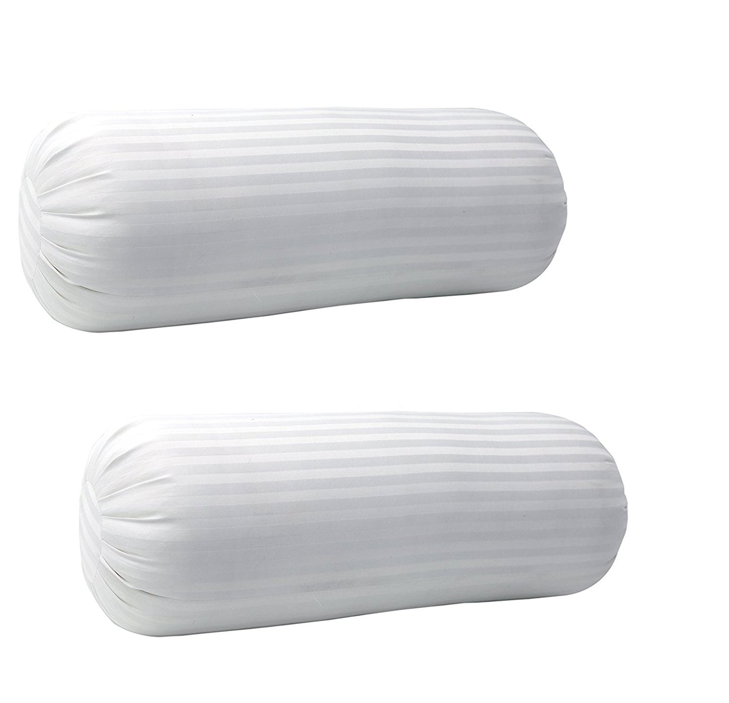 JDX Hotel Quantity White Microfiber Filled White Bolster (BD) - JDX STORE