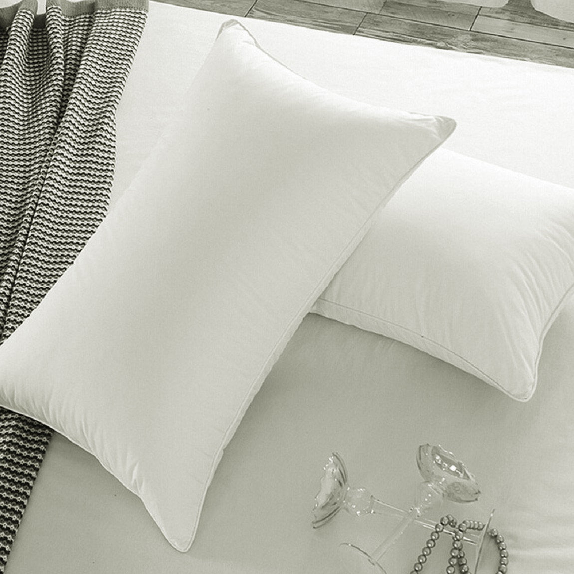 JDX Attractive Soft Microfiber Set of 2 Pillow Filler for Home and Décor (Bed Room) - JDX STORE