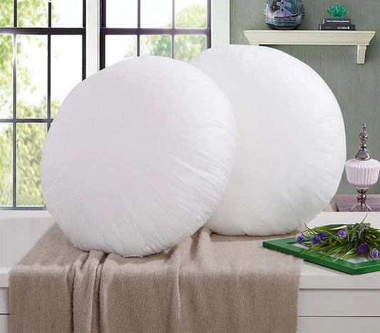 JDX Premium Quality and Fiber Round Cushion Set of 2 for Living Room and Sofa - JDX STORE
