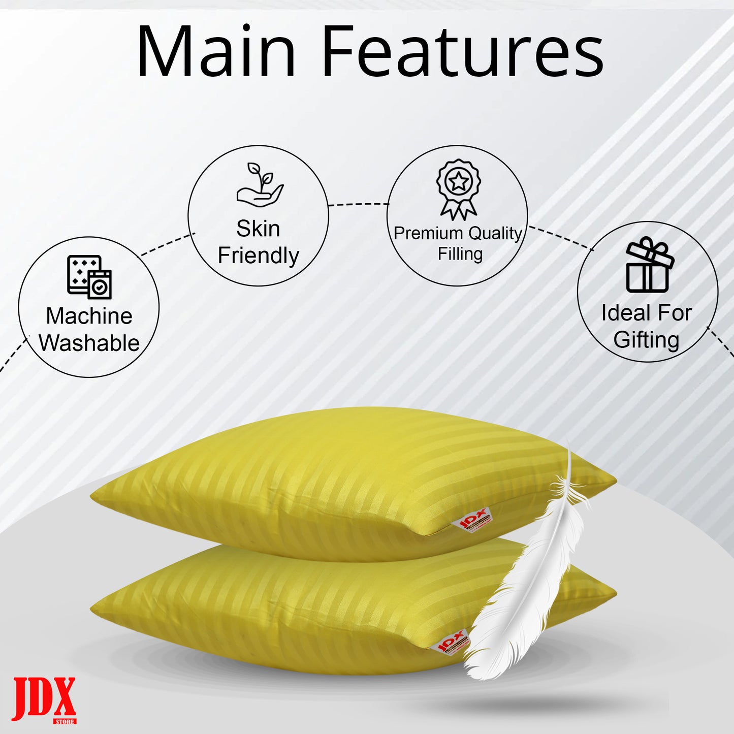 JDX Sofa Cushions | Cushion 16 inch x 16 inch Set of 5