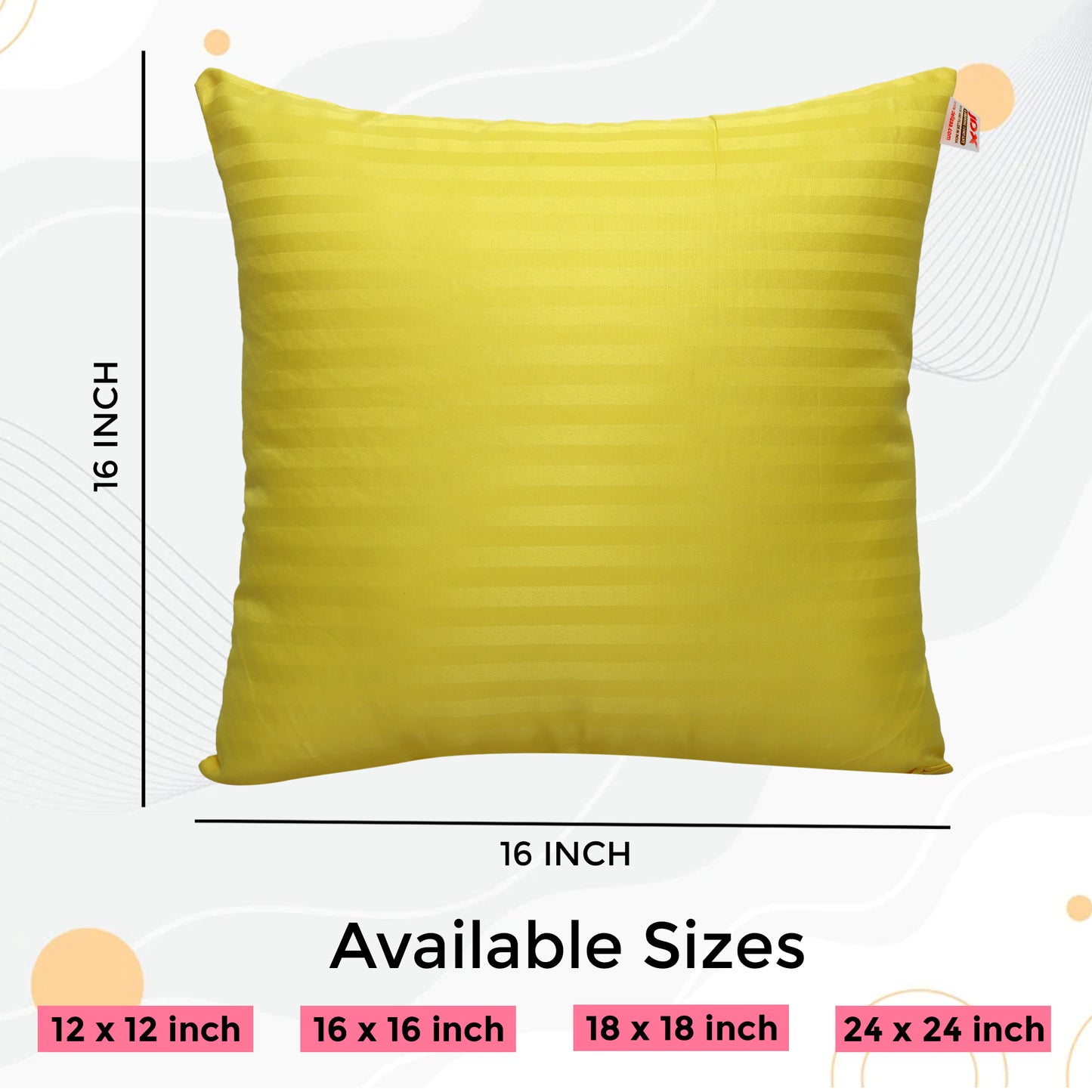 JDX Sofa Cushions | Cushion 16 inch x 16 inch Set of 5