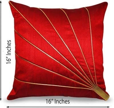 JDX Cushion Cover Set Cushion Cover Set of 5 | Cushion Cover Set 16x16 inches or 40x40 cm | Cushion Cover, Cushion Cover Set of 5, Sofa Cushion Covers (Multi)