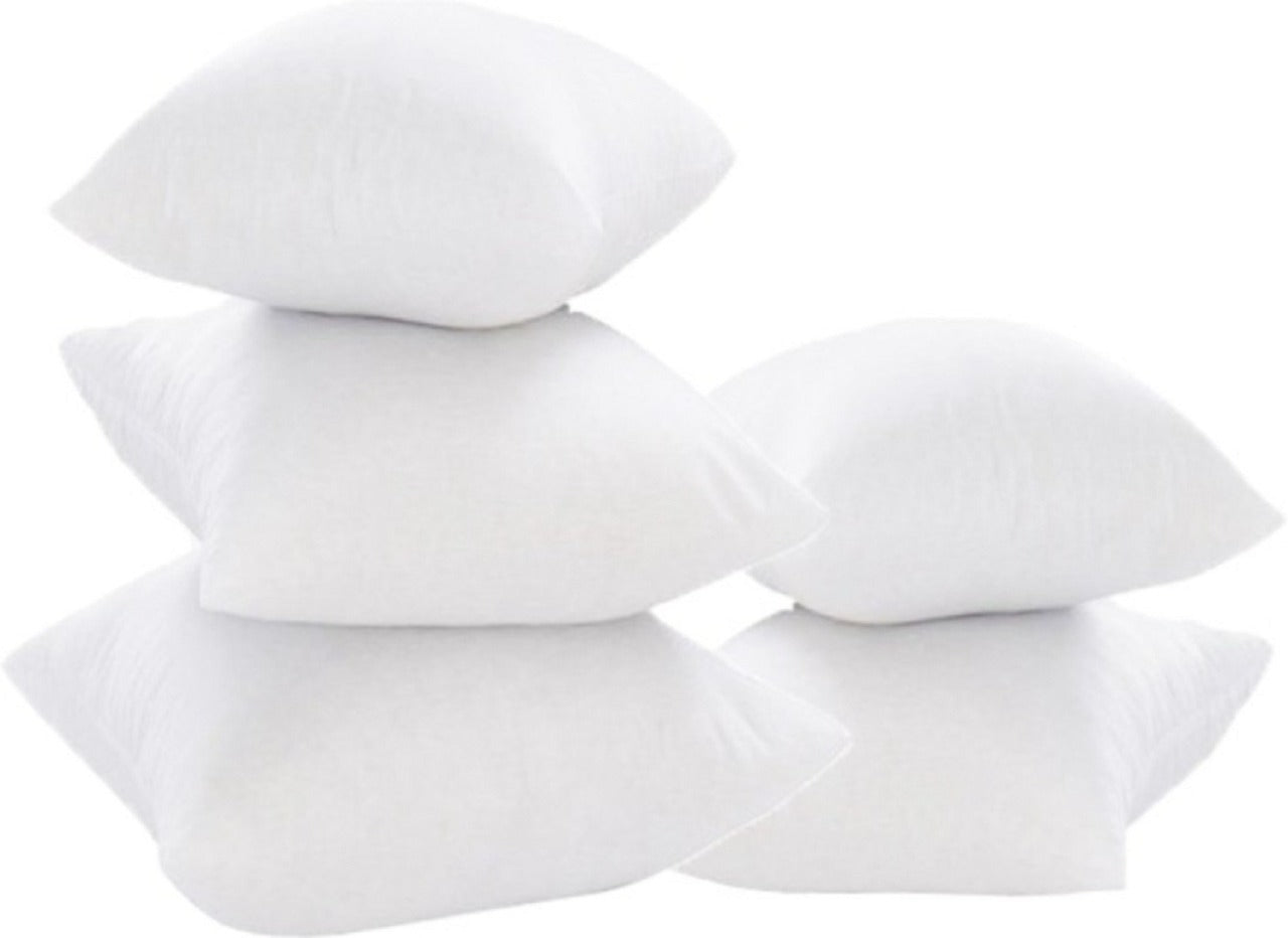 Soft Microfiber Cushion Filler, 24x24 inch, White