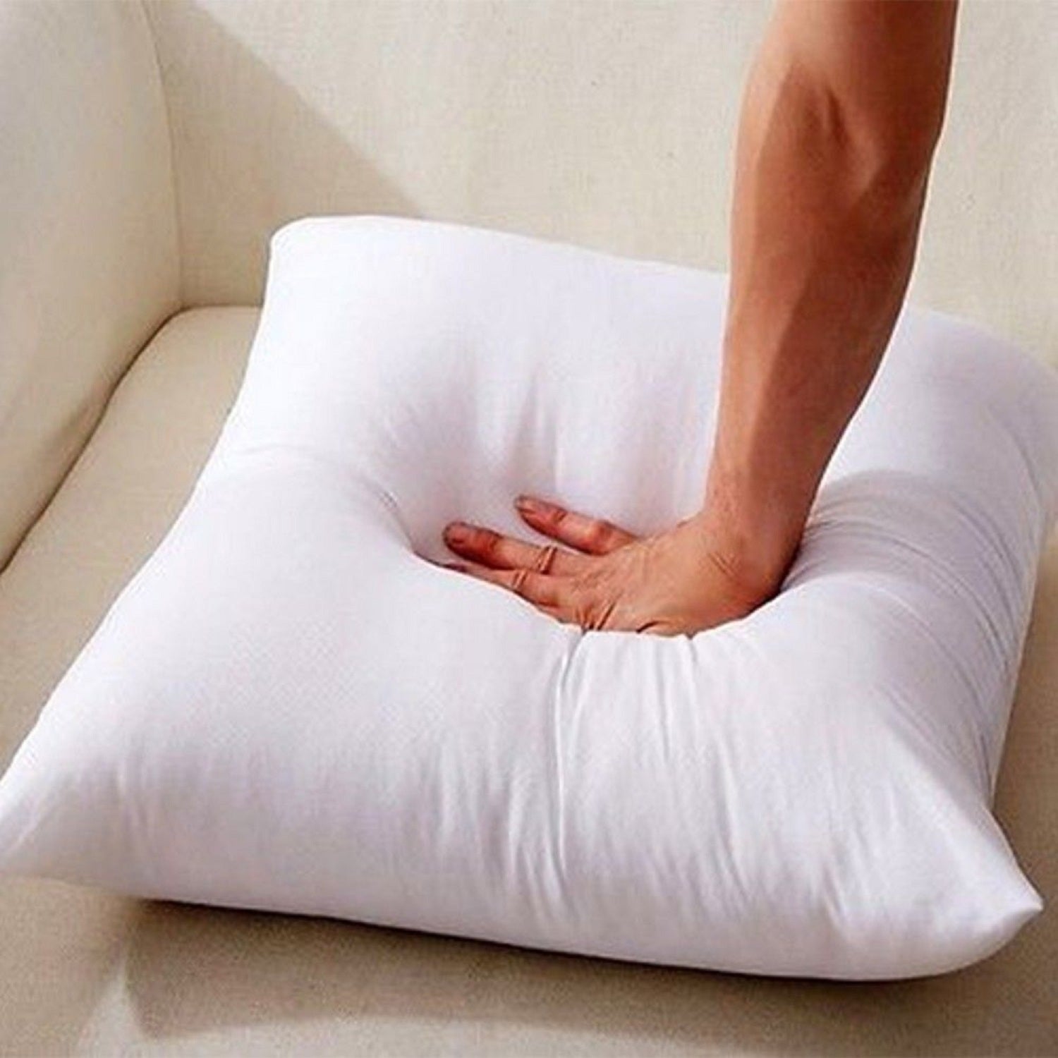 JDX Attractive plain Microfiber Cushion Filler Set of  5 for Living Room and Sofa - JDX STORE