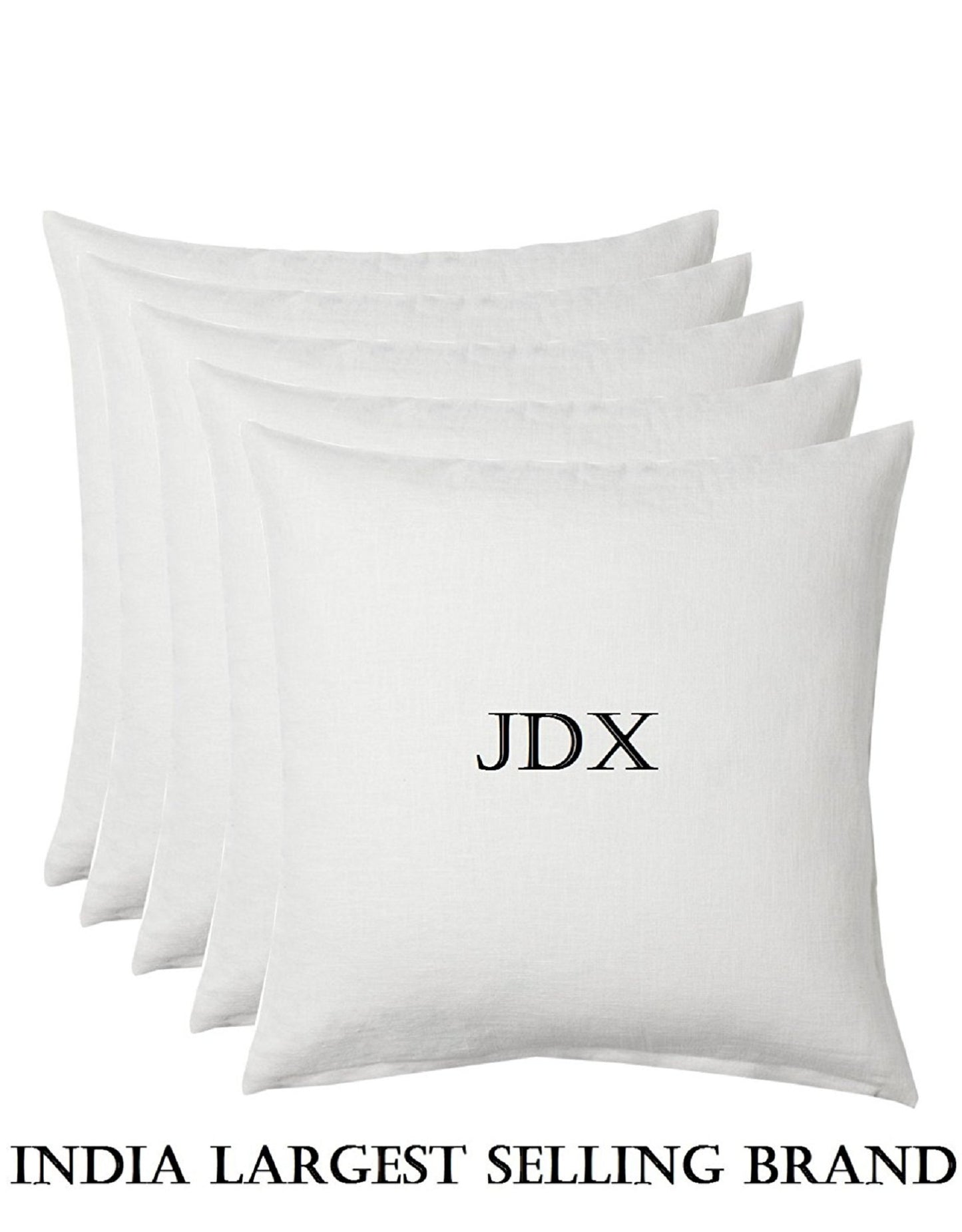 JDX Soft luxury plain Microfiber Set of  5 for Living Room and Sofa