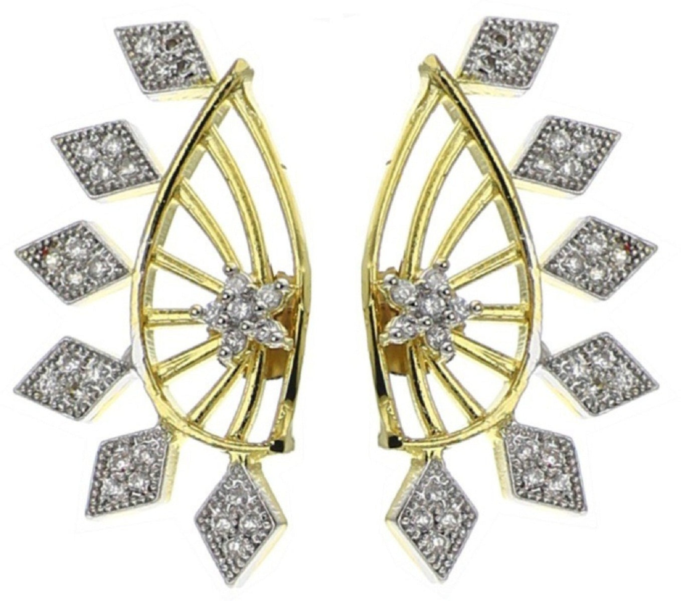 JDX Fashionable Design American Diamond Studd earring for Women And Girls - JDX STORE