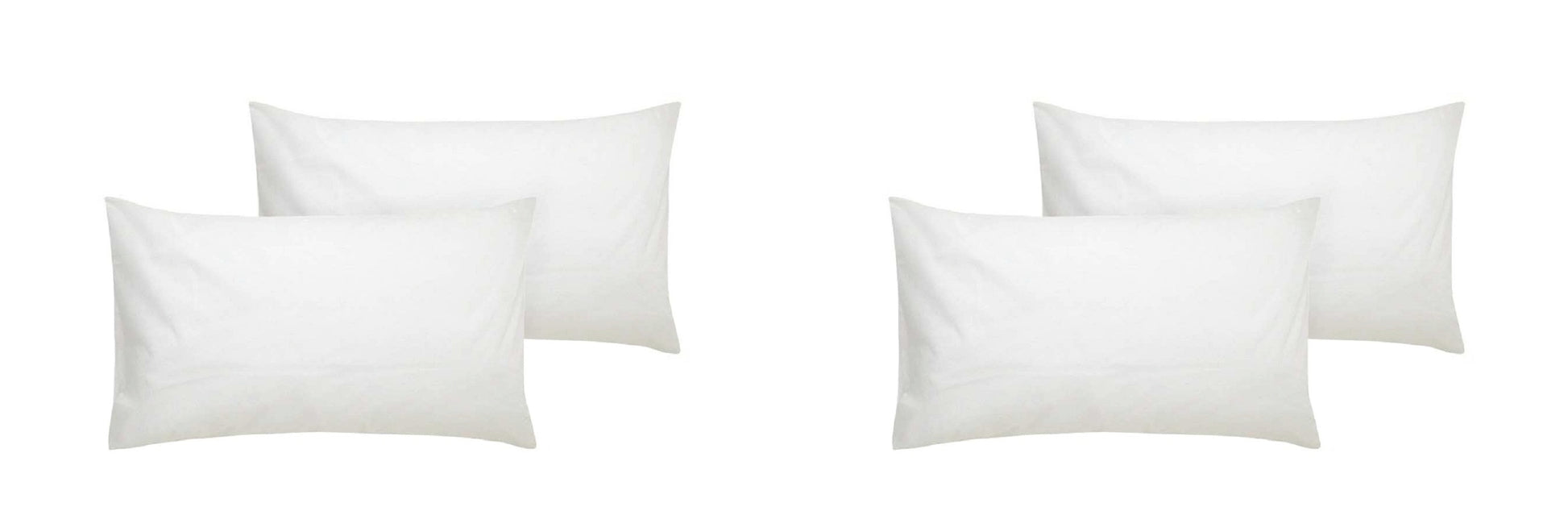 Luxurious Ultra Soft Microfiber Pillows for Sleeping White Set of 4 - JDX STORE