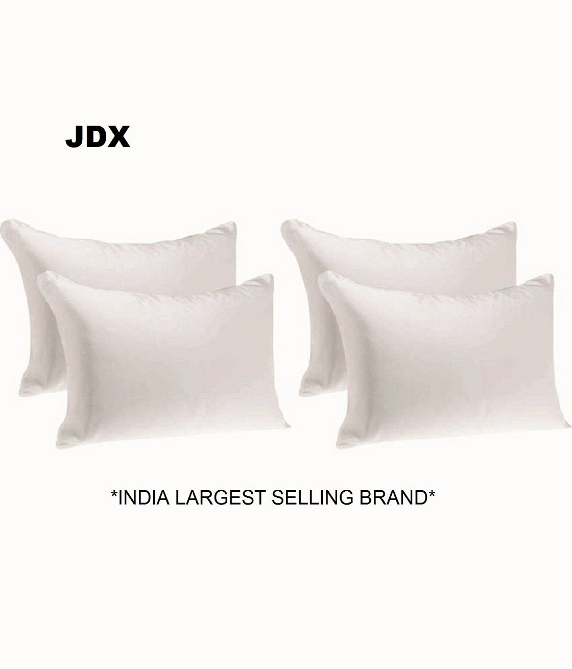 Luxurious Ultra Soft Microfiber Pillows for Sleeping White Set of 4 - JDX STORE