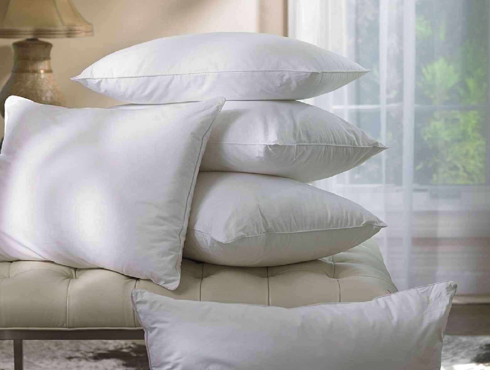 Polyester filler for clearance pillows